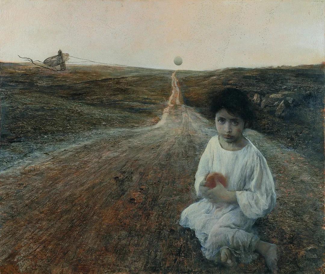 何多苓俄罗斯写生油画,何多苓油画2007