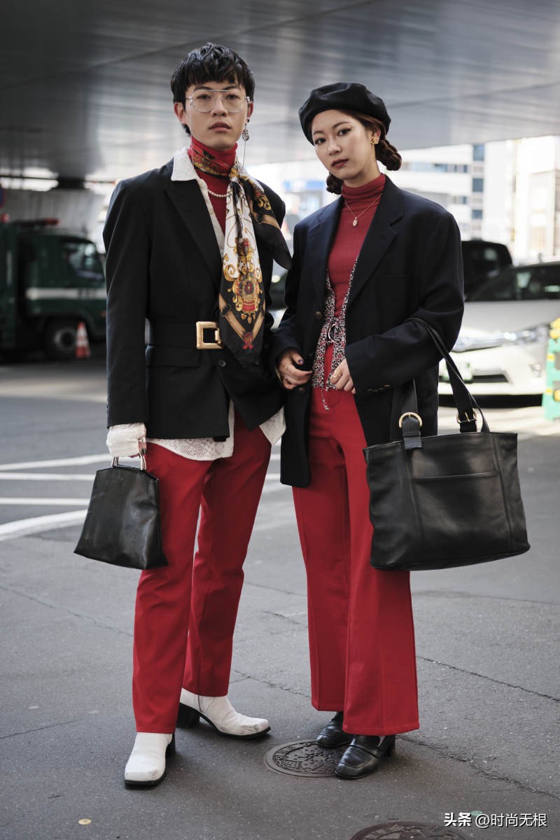 秋冬街拍穿搭2019,日本秋冬街拍潮流穿搭