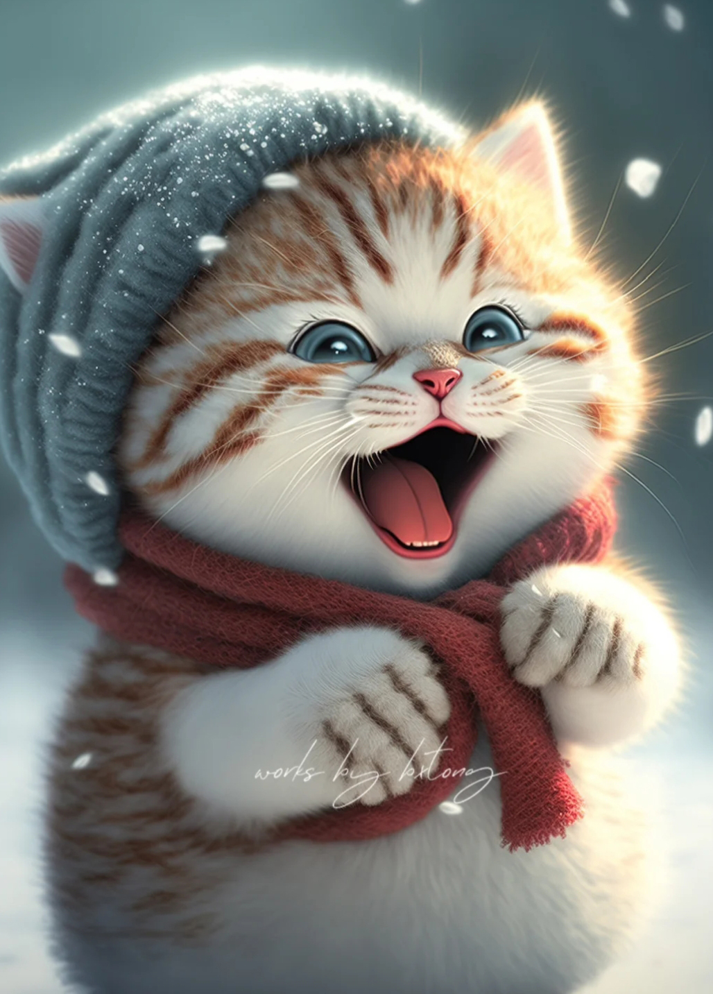 治愈橘猫壁纸图片,胖猫壁纸