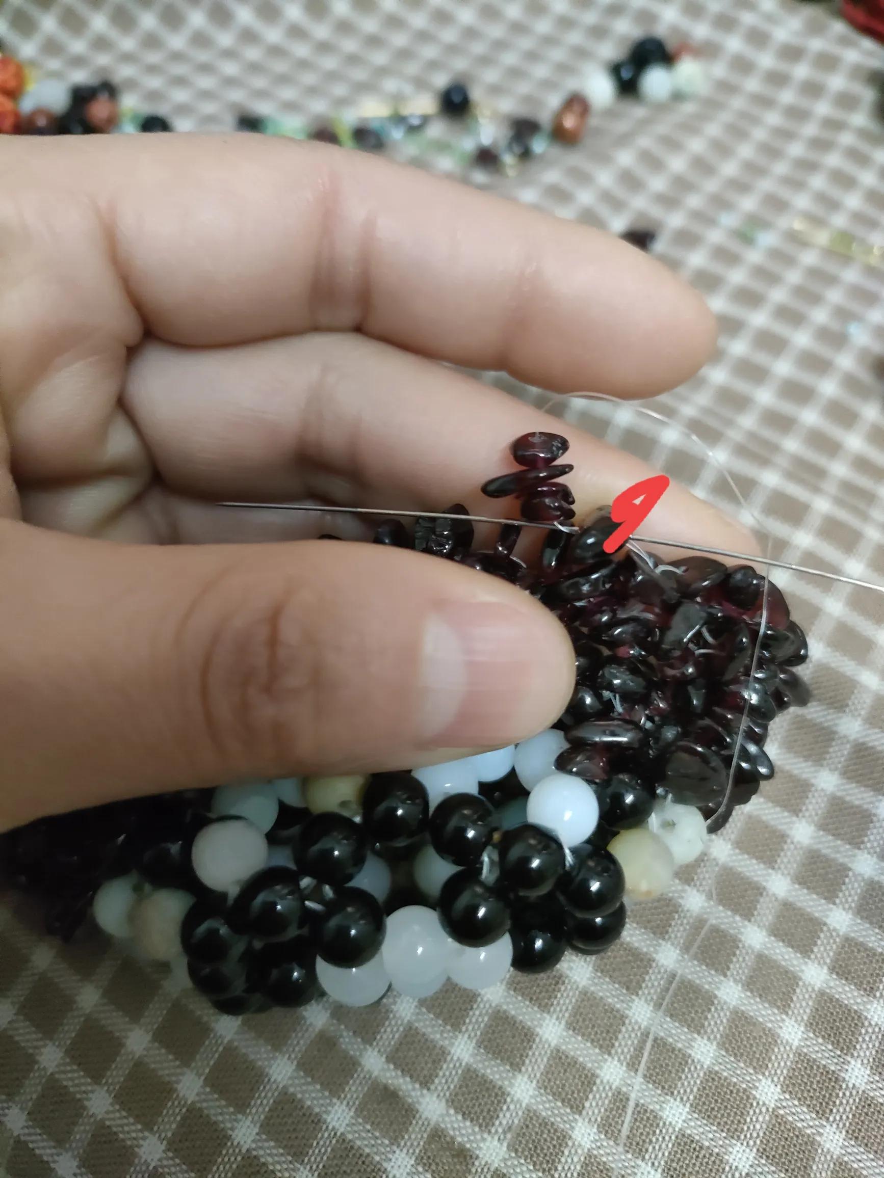 手工串珠花瓶串花视频,手工串珠花瓶