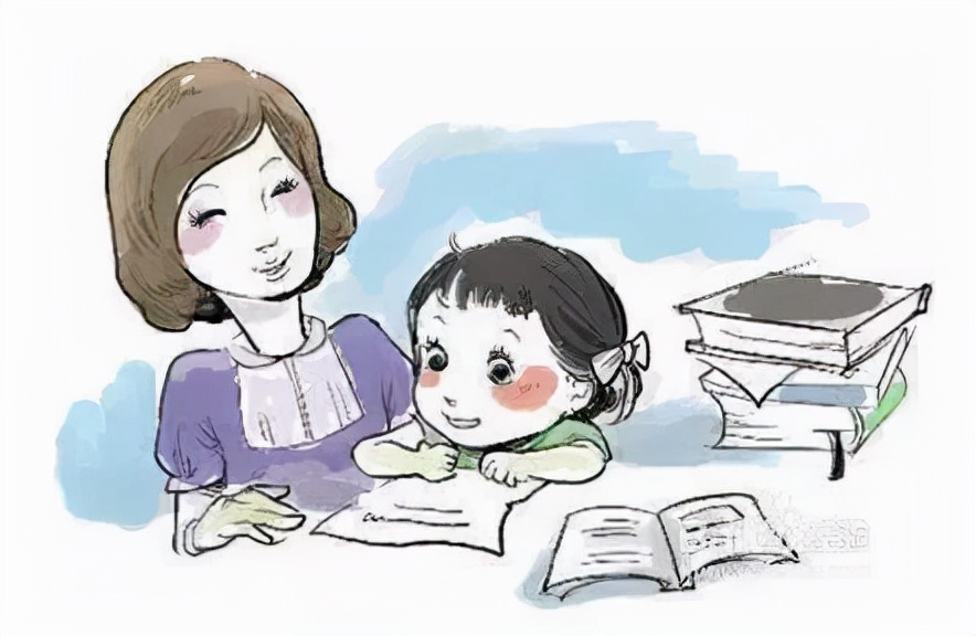 意外发现学习好的女儿抄作业,突然发现孩子的作业很好