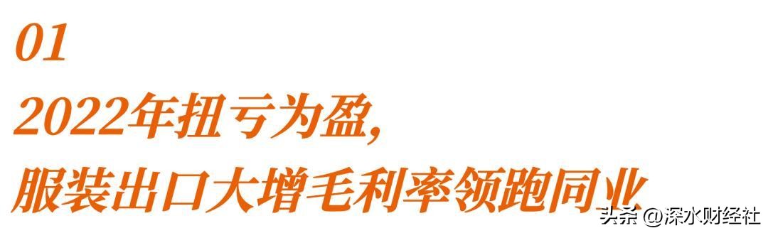 江苏舜天2022扭亏为盈：服装出口增速超全国水平，毛利率领跑同业