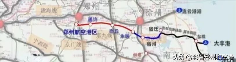 郑州两港铁路最新规划,郑州航空港区海陆空多式联运