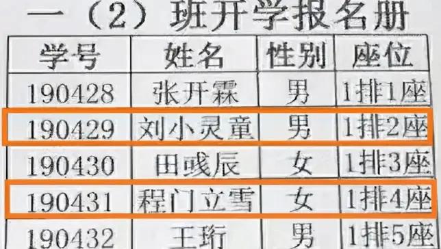 “子涵”已成为过去式，新一波既土又潮的名字出现，老师很无奈