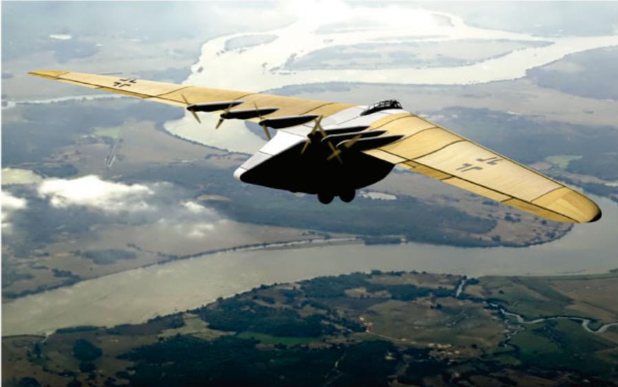 有趣的飞行器18-运水果的科幻大飞翼