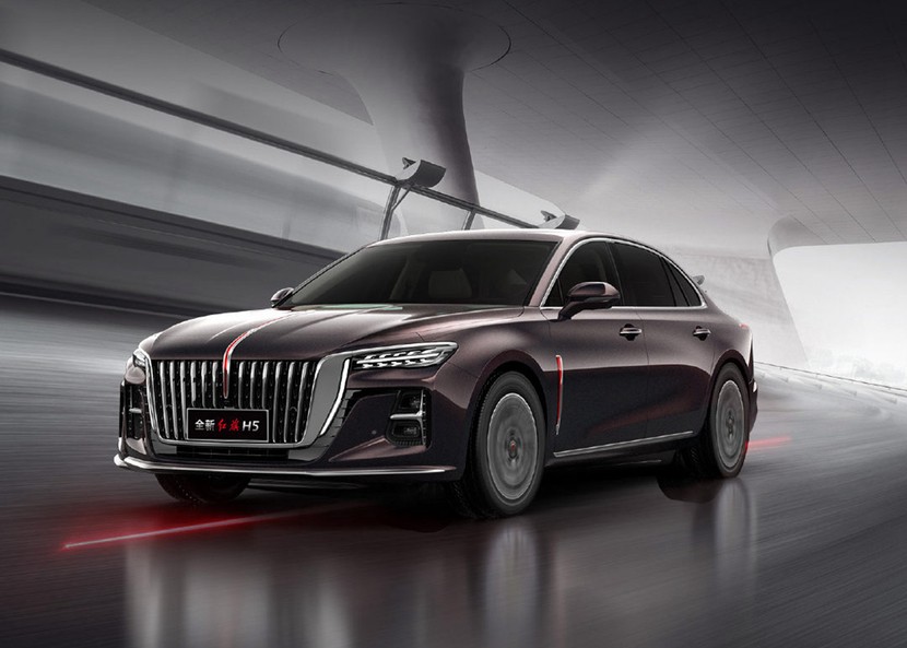 全新红旗h5实车现身,红旗h5新款是官车吗