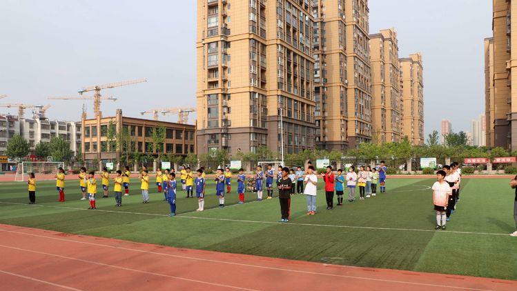 阜南足球运动会,阜南第七小学足球开幕赛