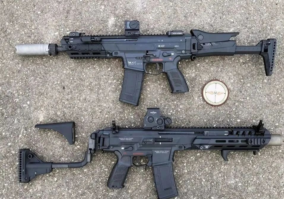 hk437伸缩版,hk437冲锋枪