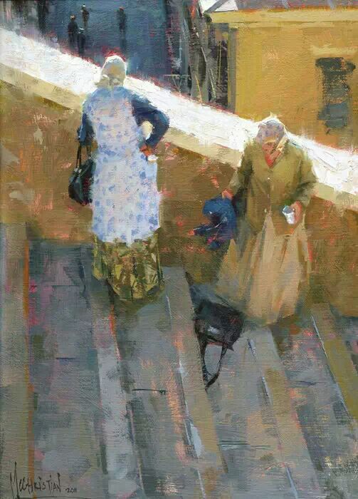 美国画家delbertgish油画作品欣赏,美国现代印象派女画家