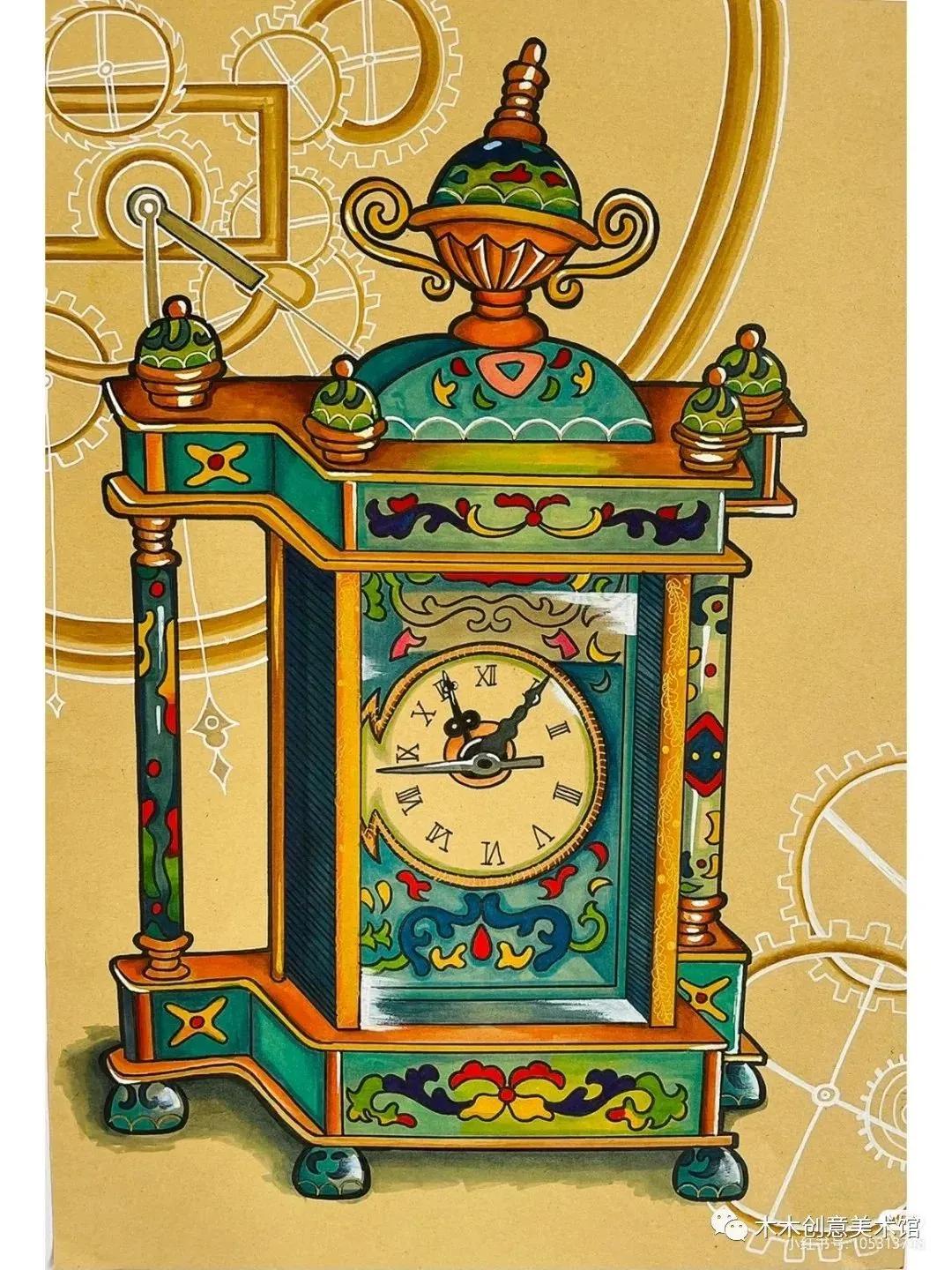 中国传统文化线描装饰，用马克笔将创意进行到底，力画国风绘画