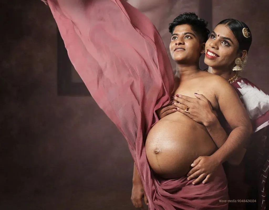 印度跨性别夫妇孕照引轰动！为有一个自己的娃，爸爸选择了怀孕