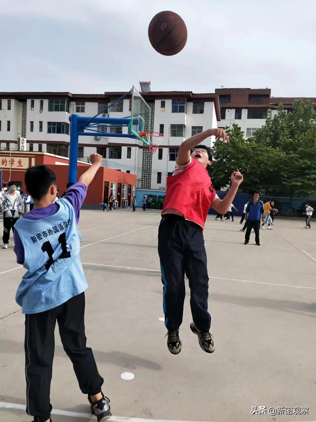 第二十二届校长杯篮球赛,新密外国语学校2018篮球