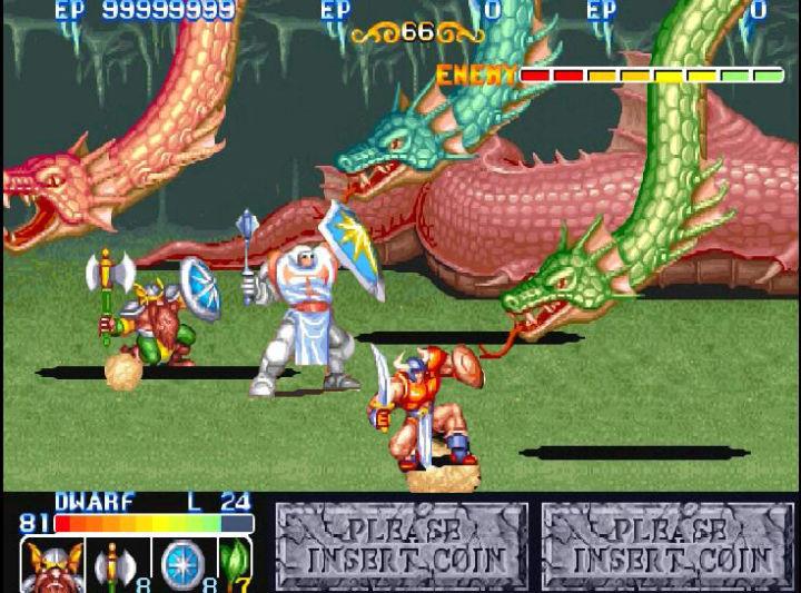 十大经典街机游戏龙神,90年代经典街机龙王战士