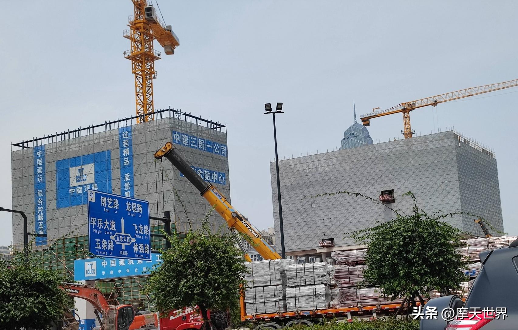 五象总部基地中银金融中心项目,南宁五象城建金融大厦项目