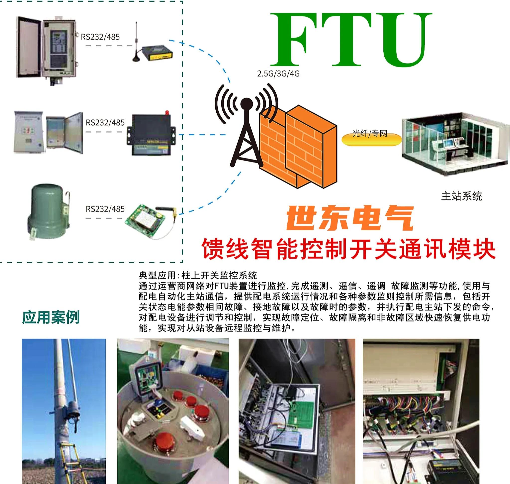 ftu智能馈线终端送电操作,郑州博远ftu馈线自动化终端