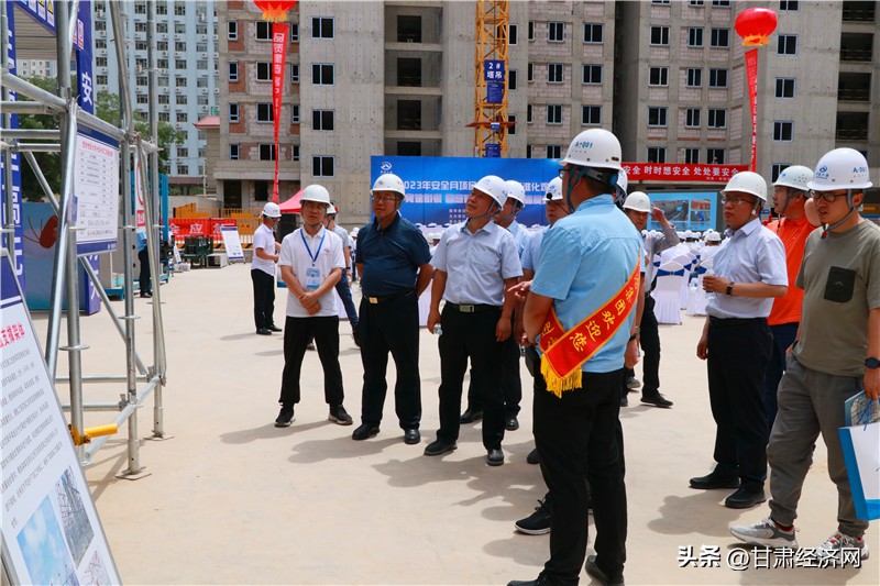 八冶第一建设公司源善·智慧港项目举行观摩活动