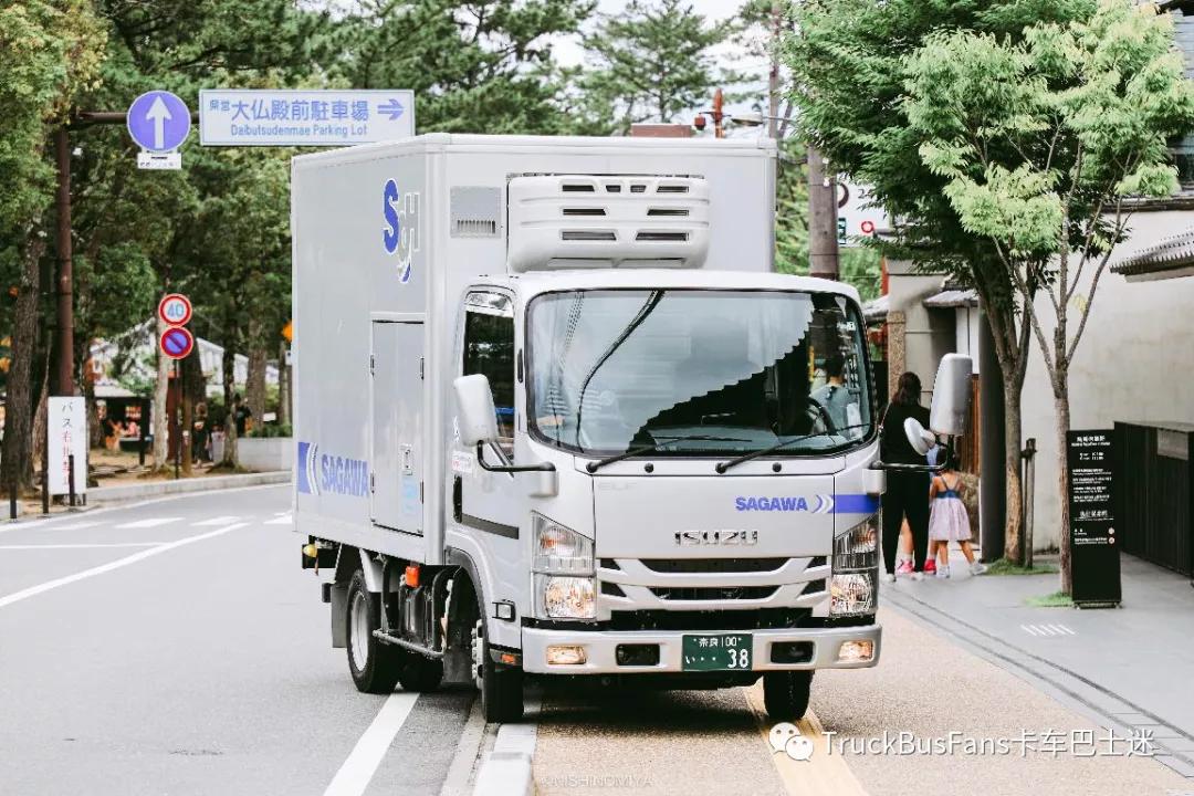日本卡车是这样拍的,日本街头小型卡车