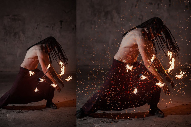 火花装饰Photoshop画笔*载下**及安装教程