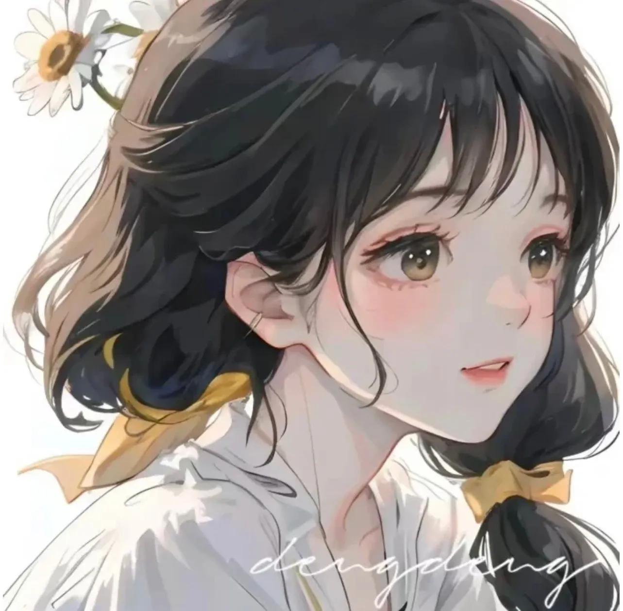 姐妹头像两人一左一右黑白霸气,分享给你的姐妹头像