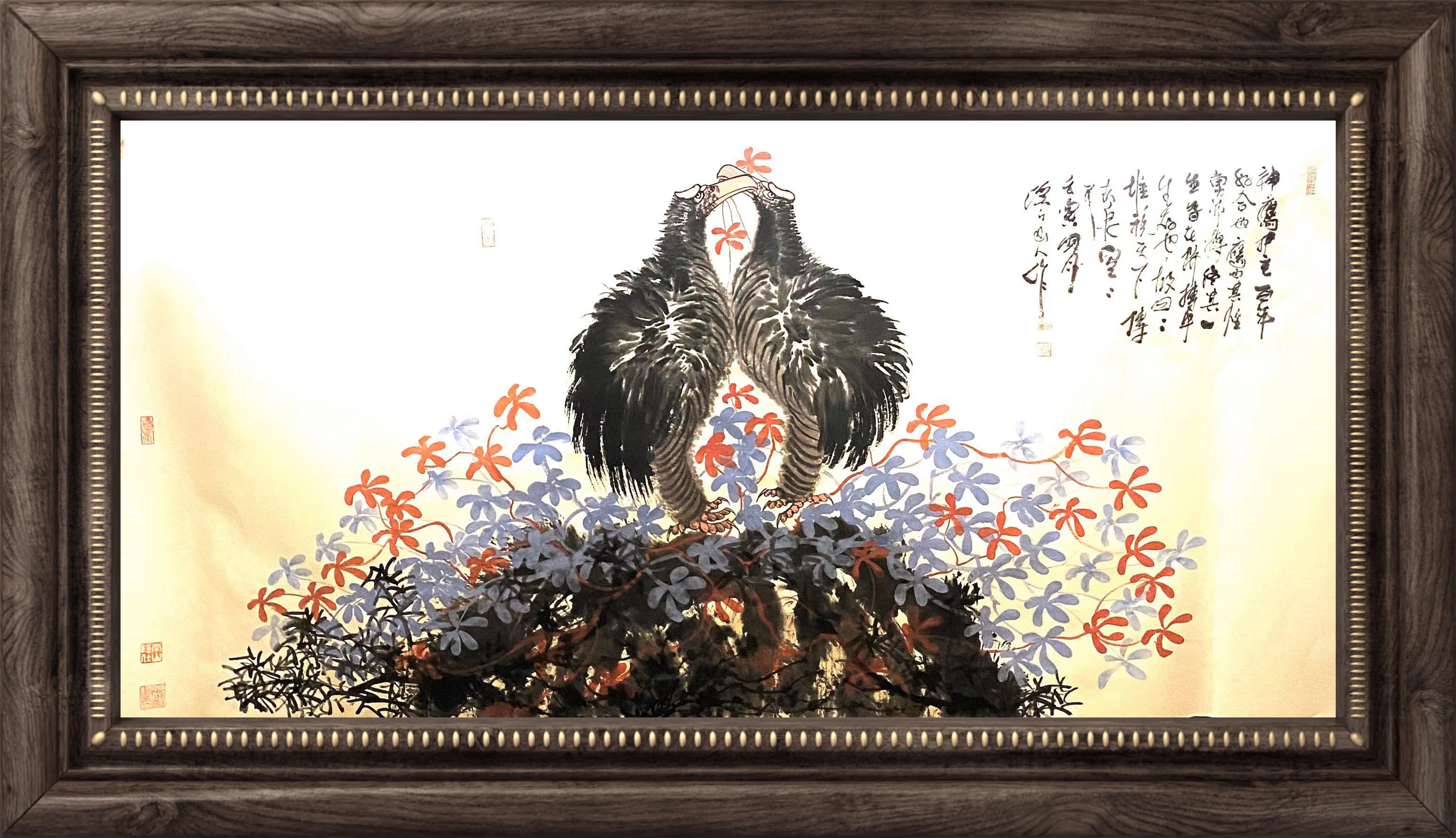 画家朱祖国作品集,书画家朱祖国的指墨画