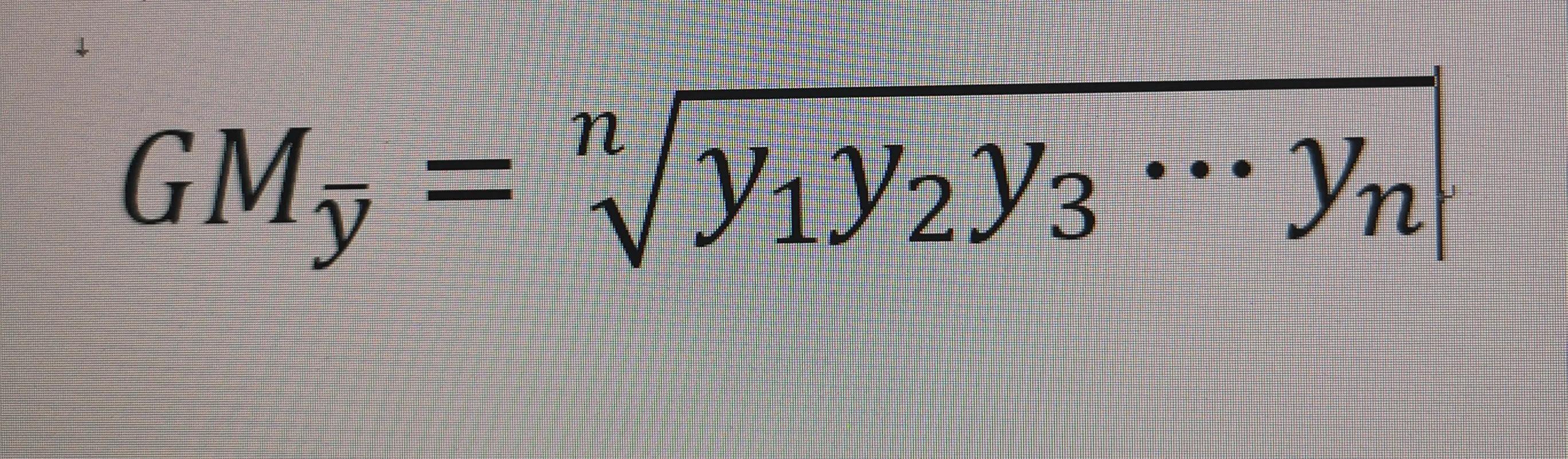 跟我学用OFFICE（6）——Geomean
