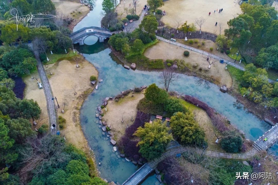 桃花源景区拍照怎么拍出高级感,桃花源的桃花航拍