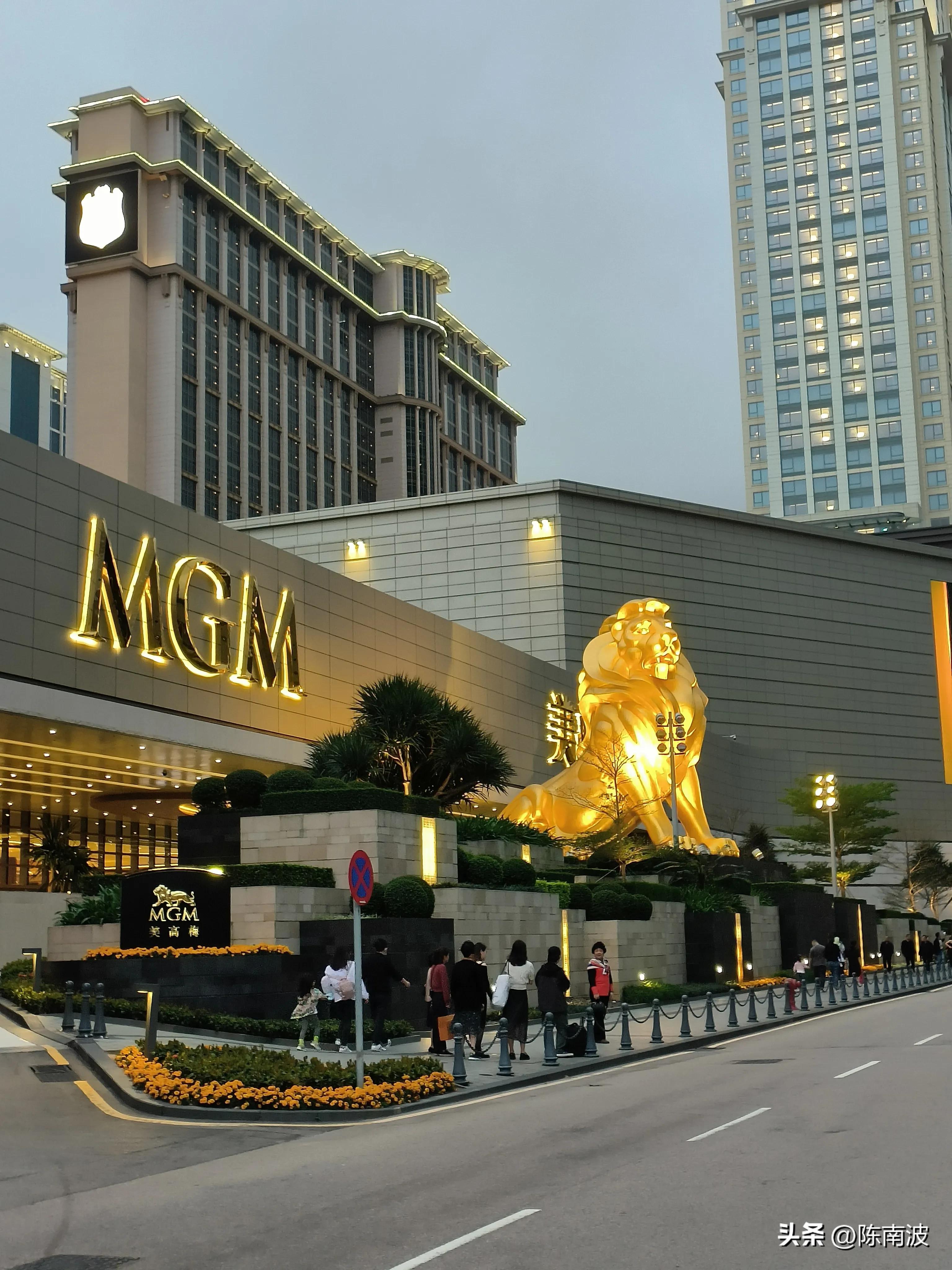 澳门美狮美高梅酒店夜景,澳门美高梅酒店介绍