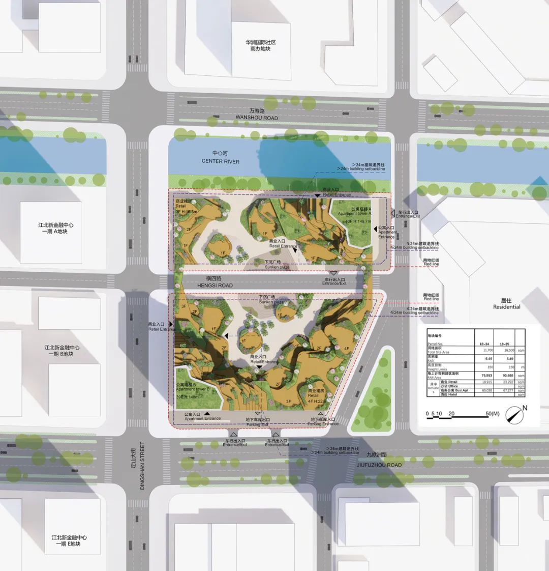 各种地标建筑的设计方案,城市居住区绿色建筑设计