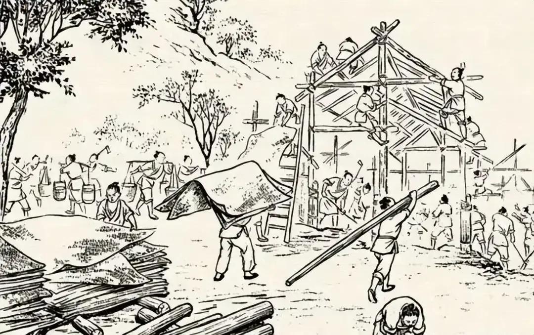 民间故事乞丐的故事,民间故事老汉盖新房