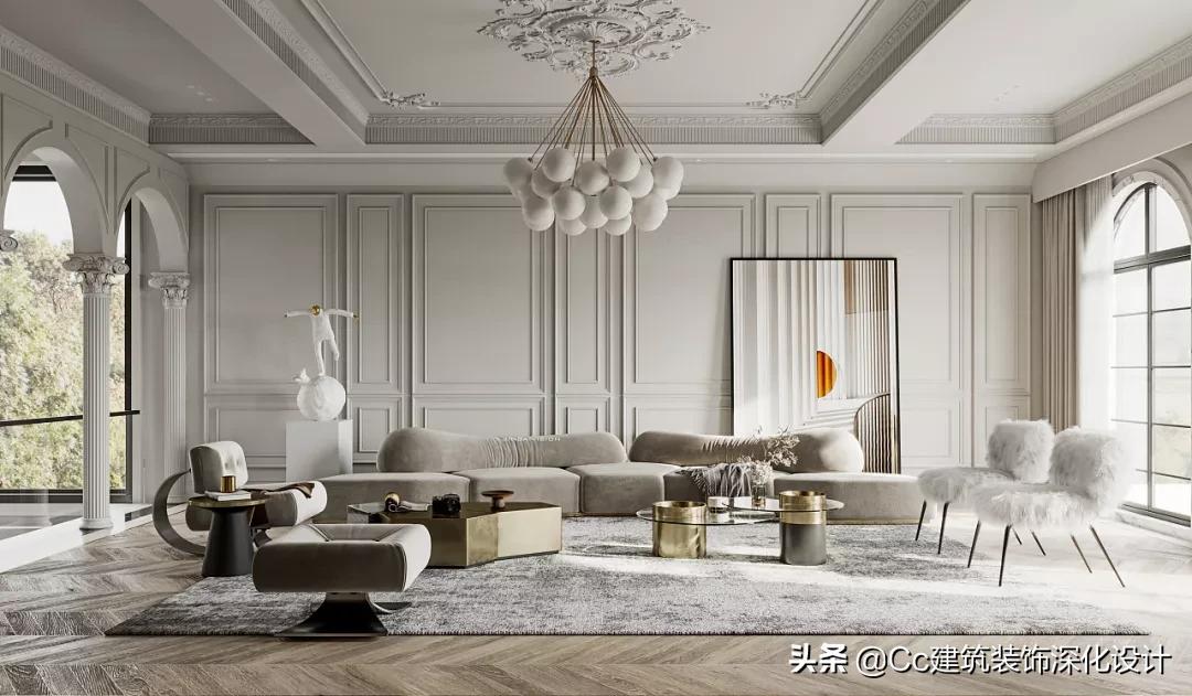 石膏线种类和效果图片大全,造型石膏线材质