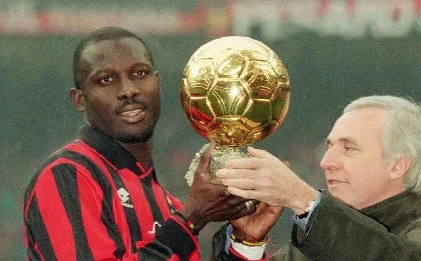 金球奖与世界足球先生,历年金球奖和世界足球先生