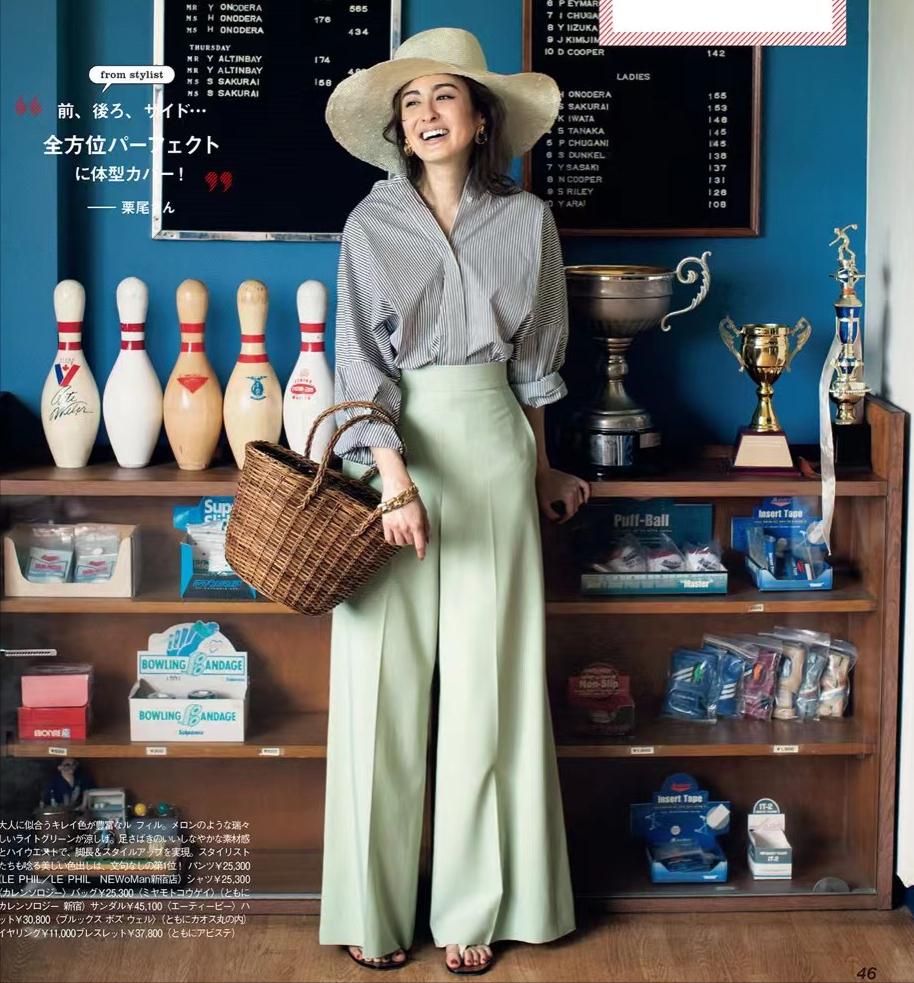 如获至宝的阔腿裤穿搭精髓,一年四季窄版阔腿裤穿搭