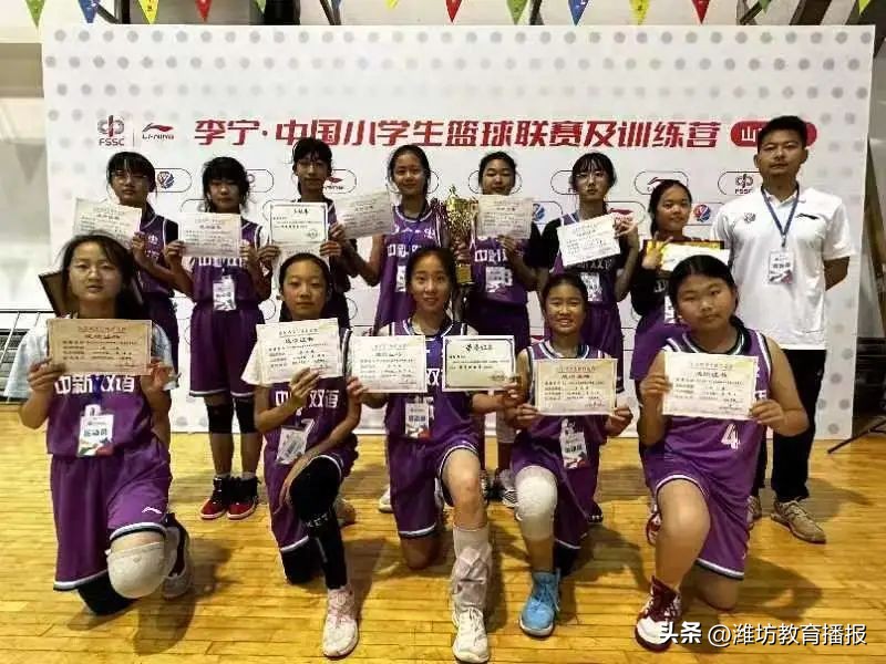 潍坊中新双语小学男篮,潍坊市中新双语学校篮球队