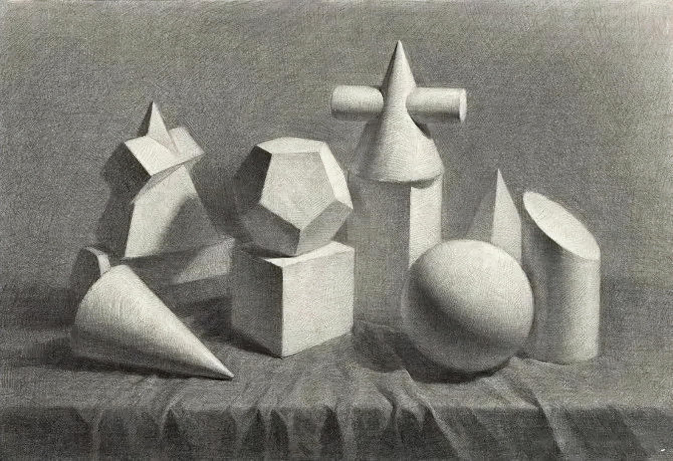 边缘线素描训练,素描边缘处理教程