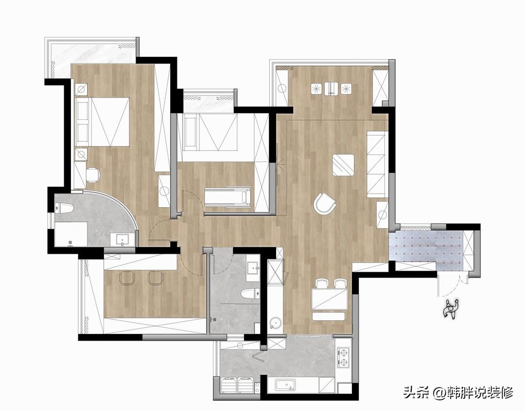 看完她家的新房，才知道什么叫优雅，删繁就简，全屋没有一丝俗气