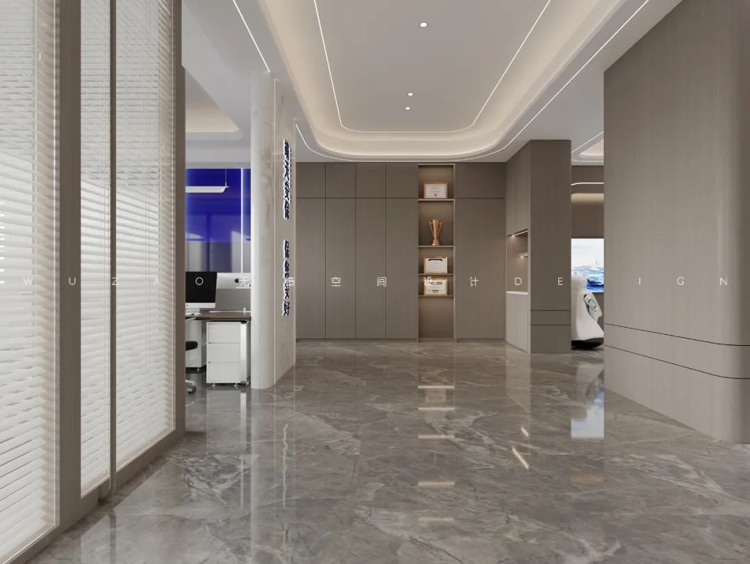 禅意风格公司办公室装饰摆件图片,广东禅意中式办公室高端定制