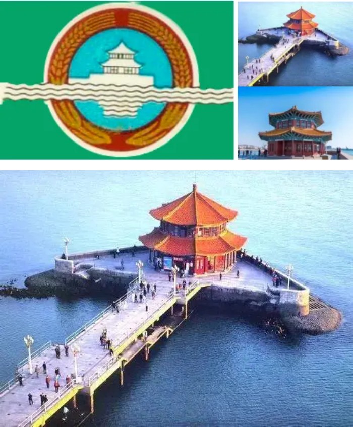 青岛啤酒标志设计图,青岛啤酒酒标的故事