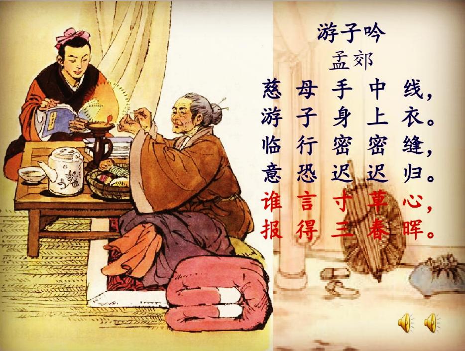 孟郊登科后赋《游子吟》,颂母爱,抒赤子反哺之情〔193〕