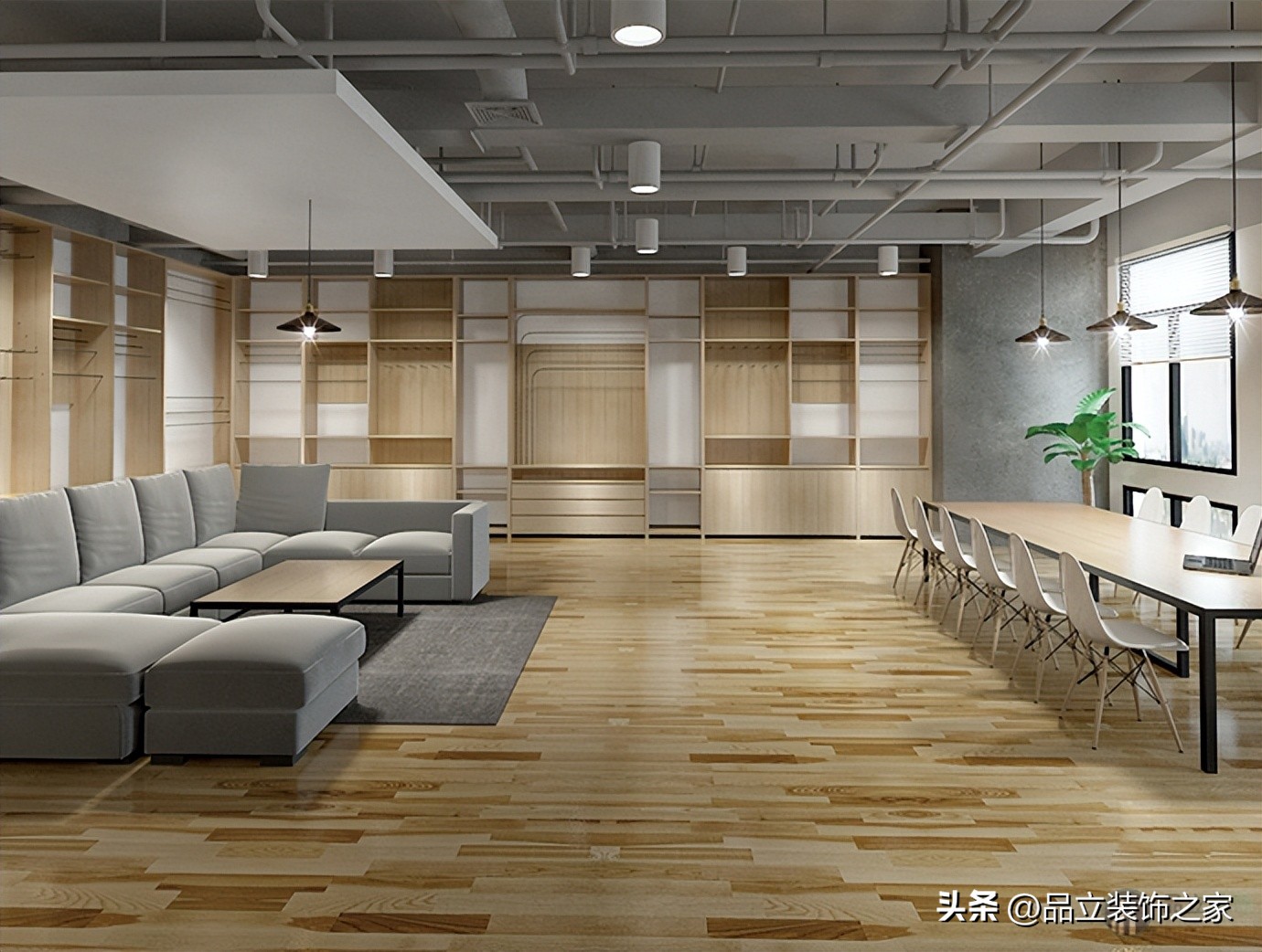 loft办公室装修方案100平,小型办公室装修怎么省钱又实用