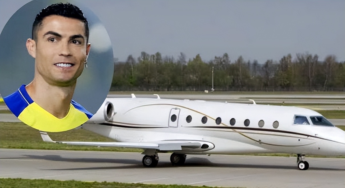 c罗最新私人飞机,拉风c罗乘1.7亿私人飞机