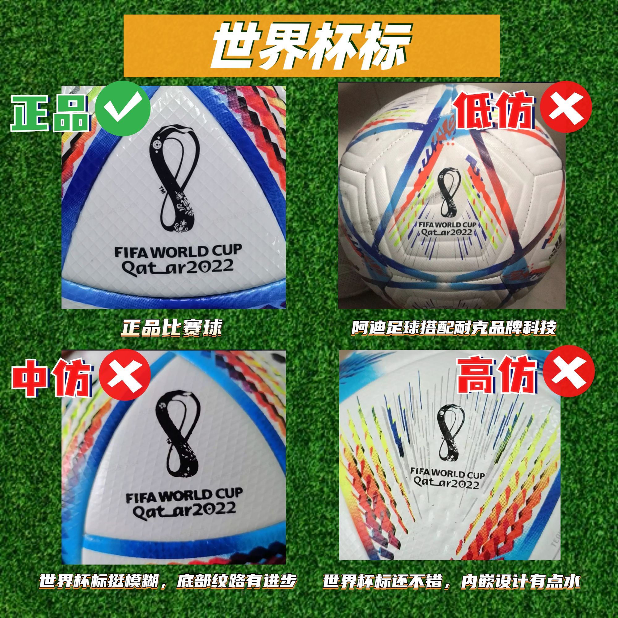 卡塔尔世界杯足球怎么鉴别真伪,卡塔尔世界杯足球怎么区分真假