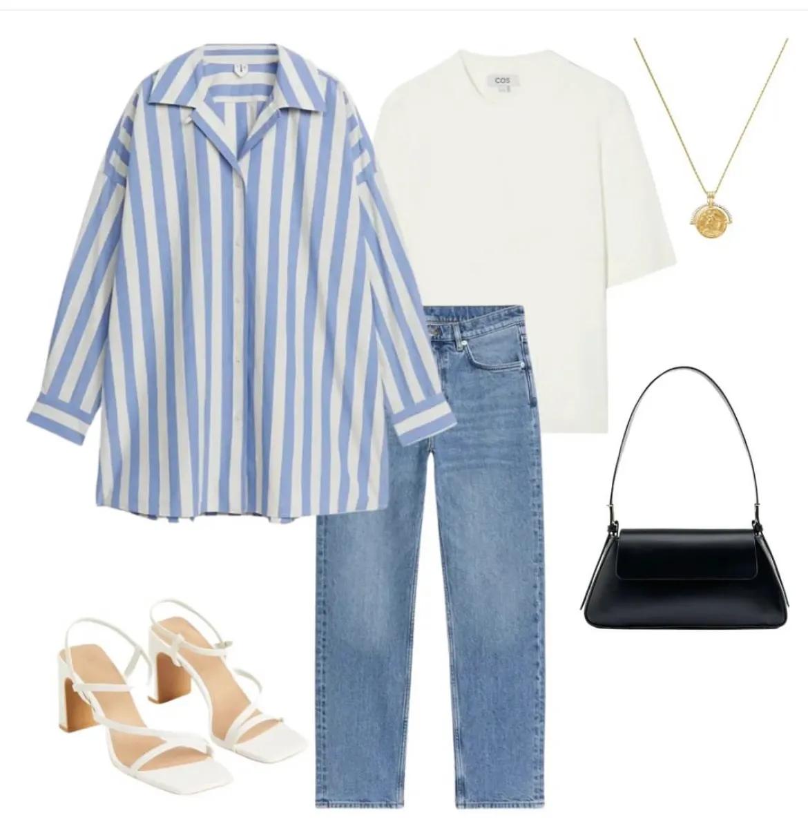 蓝白条纹衬衣带领结,蓝白条纹衬衣怎么搭配