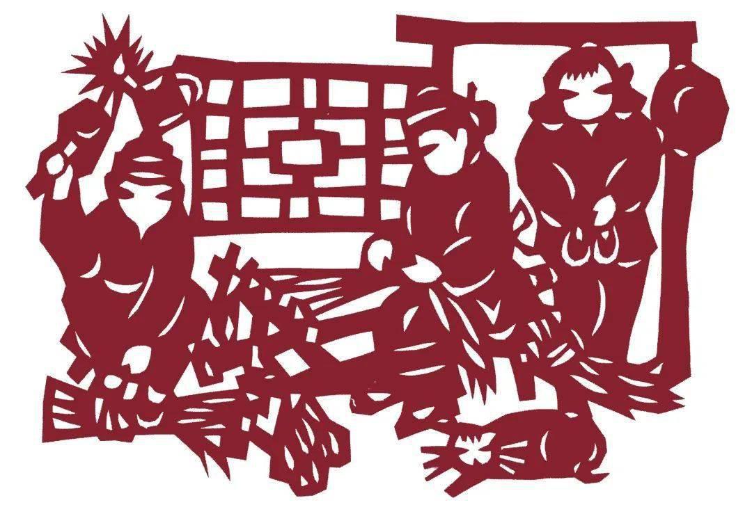 二十四节气立秋剪纸教学过程,二十四节气剪纸雪人手工