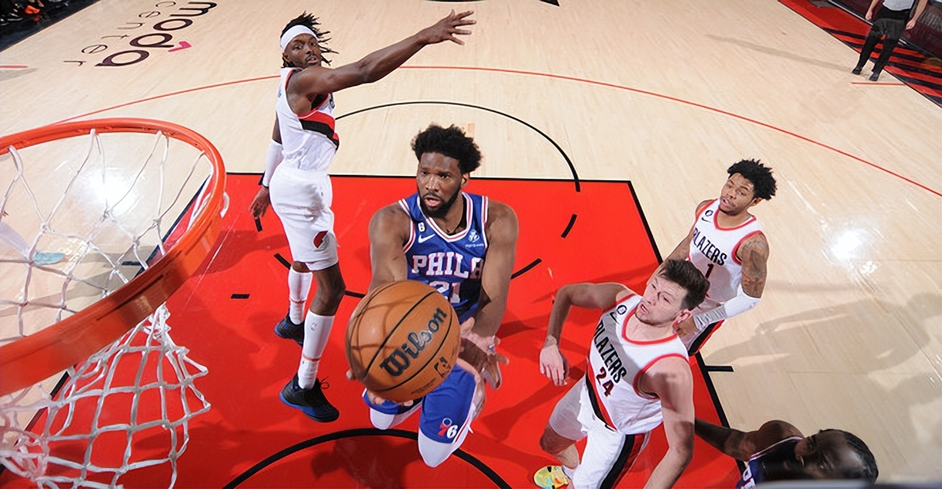 恩比德41+976人轻取快船获3连胜,哈登三双快船大胜猛龙4连胜