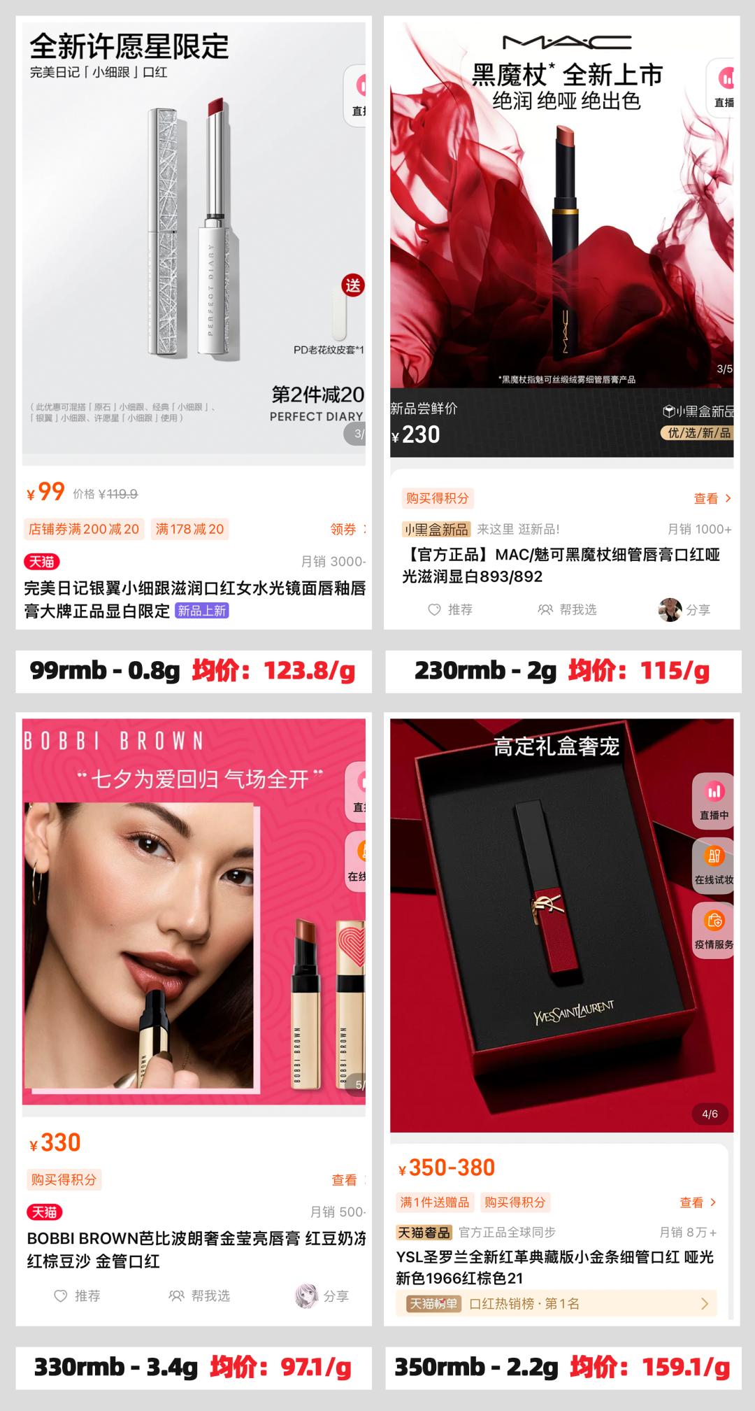 大牌口红买哪一种不踩坑,口红最火的一支和最差的一种测评