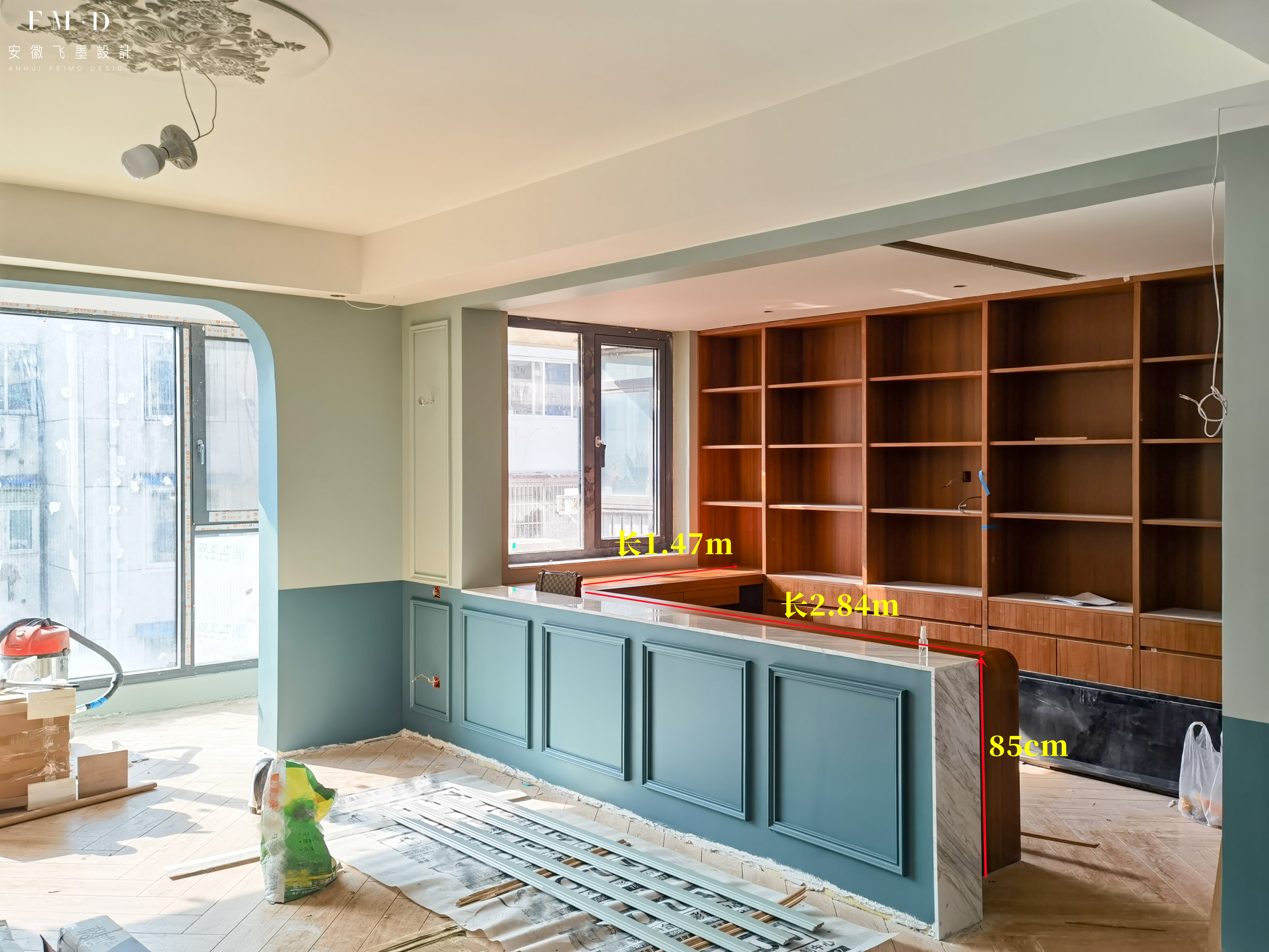 客厅沙发墙打通设计,客厅改造书房学习区保留沙发电视