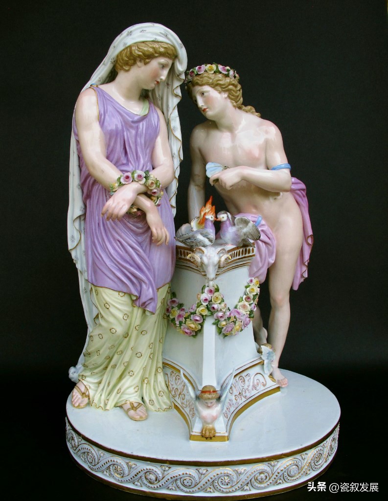 【精品推荐】欧洲瓷器始祖-德国梅森Meissen出品的大型瓷器雕塑