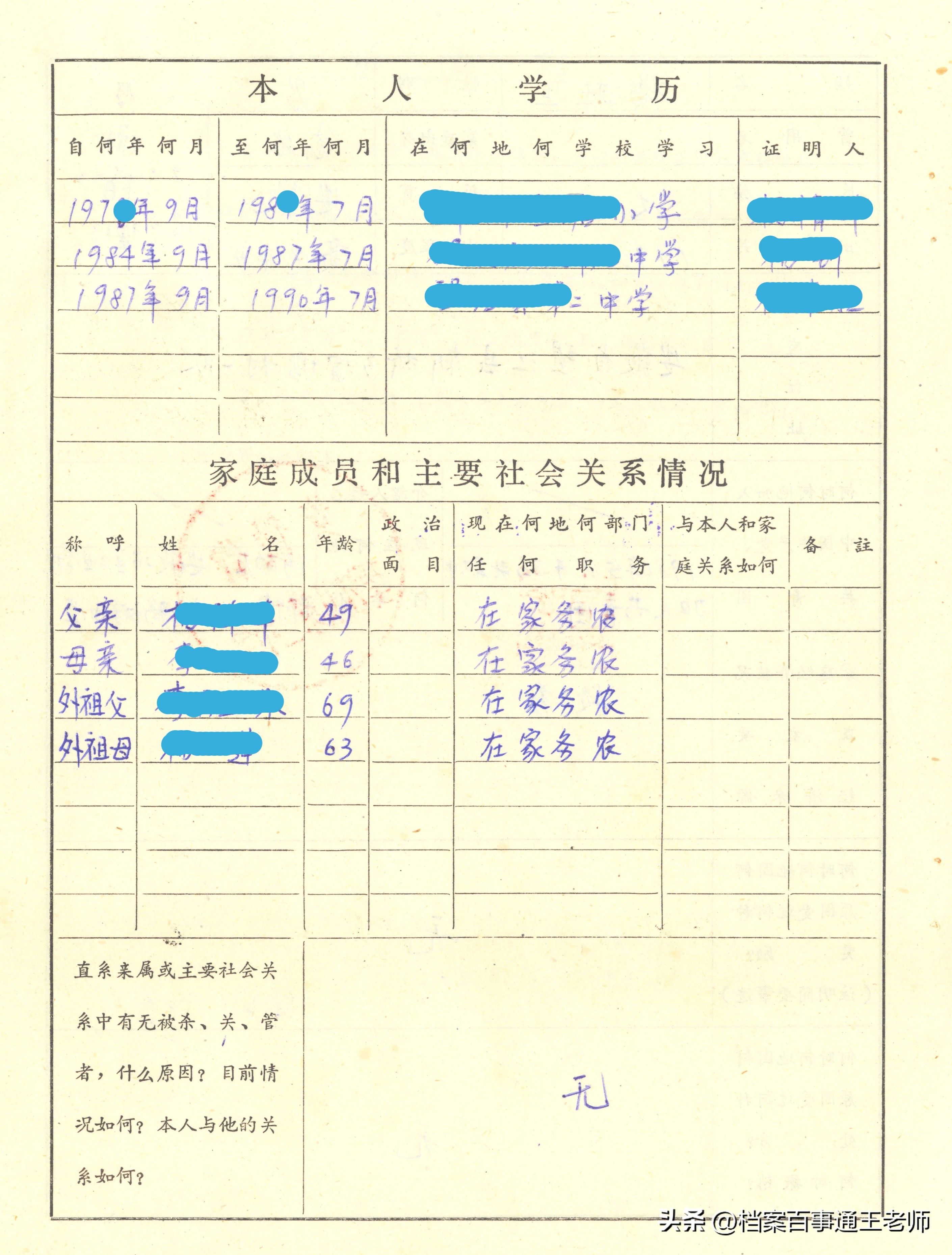 大学档案里有涂改影响政审吗,档案中学习经历填错政审有影响吗