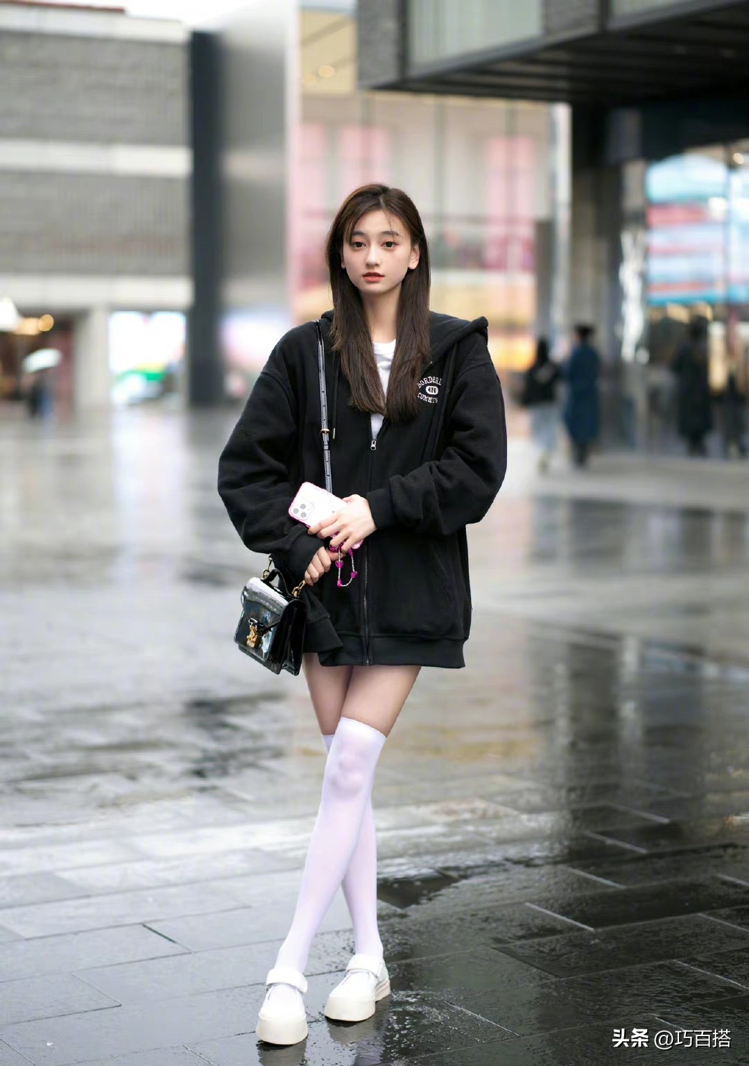 黑白配才是今冬最高级的打扮,黑白配日常