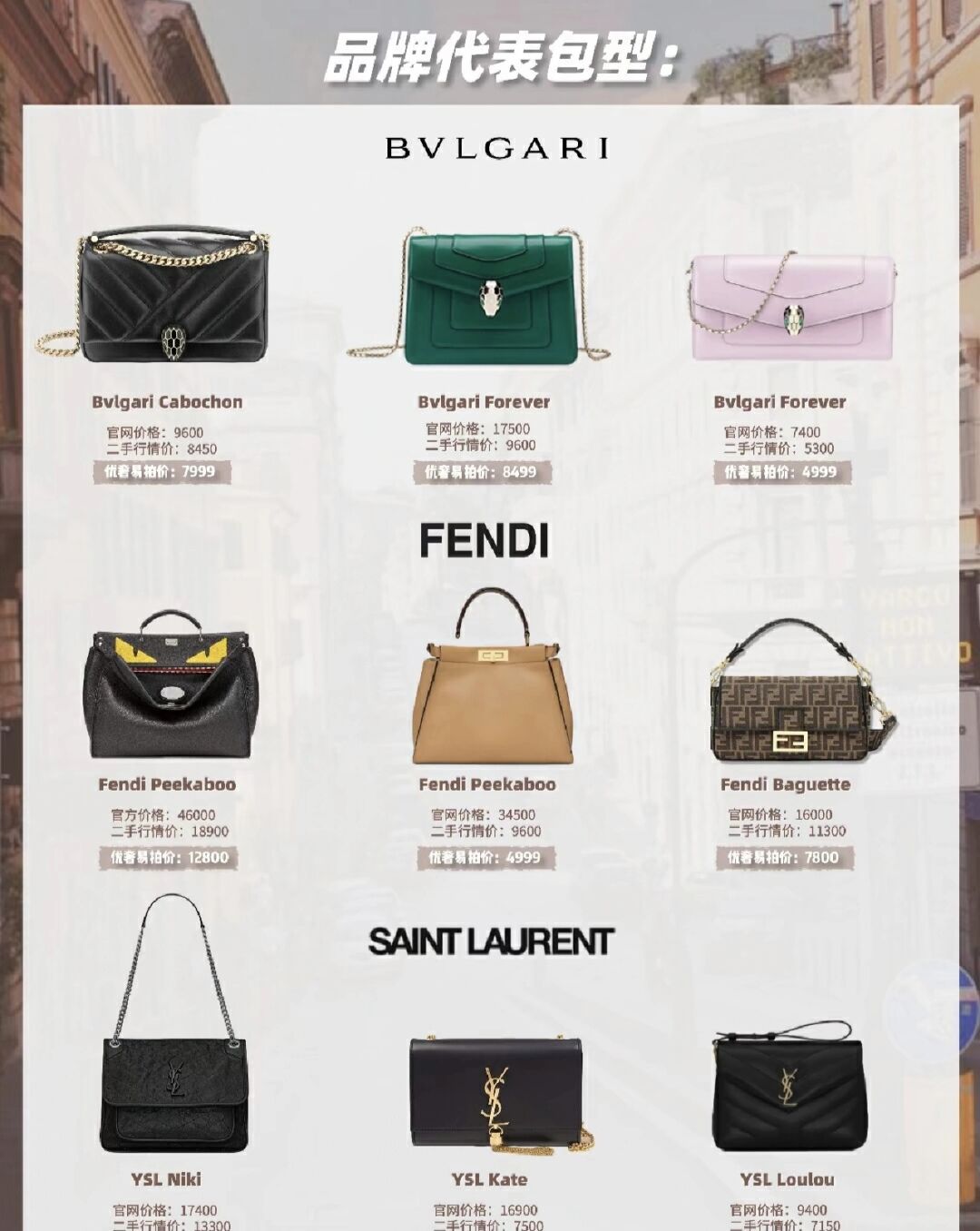 奢侈品包包排名前十位图片,销量排行品牌包包